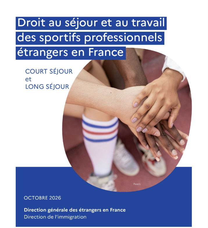 Guide relatif au droit au séjour et au travail des sportifs professionnels étrangers en France